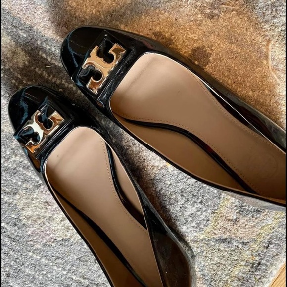 Tory Burch block heeled flats - Picture 2 of 4